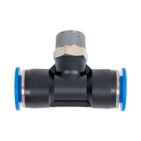 Тройник цанговый T-образный с наружной резьбой (3/8M; 12 мм) SHPI PT 12-R03