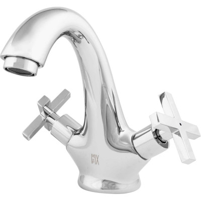 Смеситель для умывальника Mix&Fix Соффрон двуручный тов-181003
