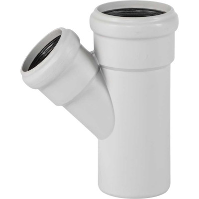 Тройник бесшумной канализации Ostendorf Skolan Safe 78х58 мм. 45 градусов, SKEA 333210