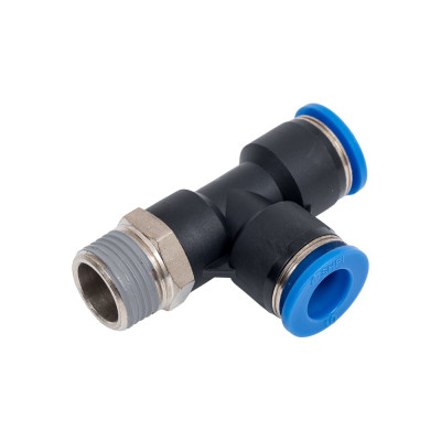 Тройник цанговый T-образный с наружной резьбой (3/8M; 10 мм) SHPI PST 10-R03