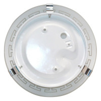 Светильник Элетех Этруска 250 НПБ 01-60-130 М15 ИУ матовый белый /клипсы штамп металлик 1005253123