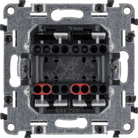 Переключатель Legrand Valena Allure 2-клавишный 10 А 250 В Leg 752918