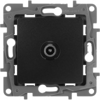 Розетка Legrand TV (телевизионная) Legrand Etika оконечная антрацит 672665