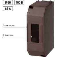 Бокс для наружной установки TDM ELECTRIC КМПн 1/2 ЭКО, IP20, инд. штрихкод SQ0907-0401