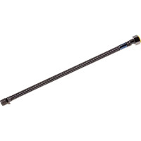 Подводка для газа СТМ ГАЗ сильфонная, 1/2", гайка-штуцер, 40 см CGHM1204