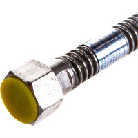 Подводка для газа СТМ ГАЗ сильфонная, 1/2", гайка-штуцер, 60 см CGHM1206