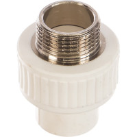 Комбинированная муфта СТМ ПЛАСТ PP-R, с наружней резьбой DN 20х3/4 CPSM2034