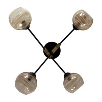 Светильник ЭЛЕТЕХ молекула, 1-А, НПБ, 01-4х60-119, Е27, ИУ 1005404324