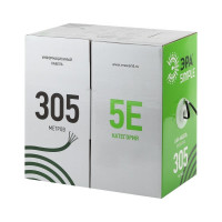 Кабель витая пара ЭРА F/UTP 4x2x24AWG Cat5e CCA PVC 305м SIMPLE 2/30 Б0044440