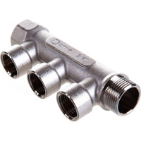 Коллектор СТМ 3 выхода, внутренняя резьба, 3/4х1/2 C3MF3412