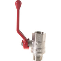 Шаровой кран IVANCI Superior, ручка-рычаг, внутренняя/наружная резьба 1/2" IVC.100215.N.03