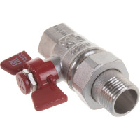 Кран шаровой IVANCI Superior с разъемным соединителем, бабочка внутренняя/наружная резьба 1/2" IVC.100227.N.03