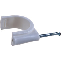 Круглая скоба ЭРА 25 мм, пластиковая Б0038902