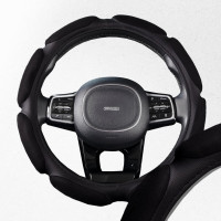 Оплетка SKYWAY Sponge classic 8 подушечек M Черная замша S01101032