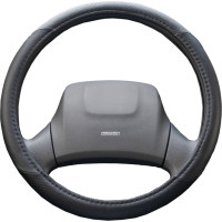 Оплетка SKYWAY Crome-1 L Черная экокожа S01102025