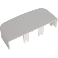 Заглушка DKC 110x50мм, 2шт цвет серый металлик 01005G