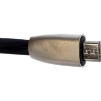 Кабель Cablexpert, USB 2.0, AM/microB, серия Gold, длина 0.5 м, черный, блистер, CC-G-mUSB01Bk-0.5M