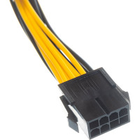 Кабель питания Cablexpert, PCIe, PCIe 8pin(F) / 2xPCIe 8pin(6+2)(M), медн.проводник, 30см, пакет, CC-PSU-85