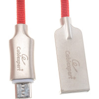 Кабель Cablexpert USB 2.0 AM/microB, длина 1.8м, красный CC-P-mUSB02R-1.8M