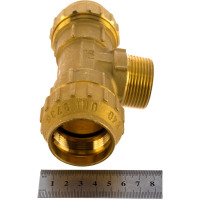 Обжимной тройник Tiemme Н, 40х1 1/4"х40 3400075