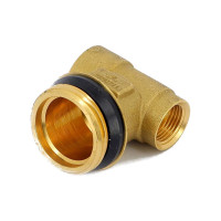 Концевик Tiemme для коллектора, ВНВ 3/8'х3/4'х1/2' 1950009