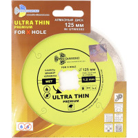 Диск алмазный отрезной TRIO-DIAMOND сплошной ультратонкий 125x22.23 Ultra Thin Premium X-Hole UTWX502