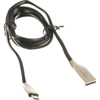 Кабель USB 2.0 Cablexpert, AM/microB, серия Gold, длина 1м, блистер, черный CC-G-mUSB01Bk-1M