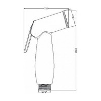 Смеситель для раковины с гигиенической лейкой Swedbe 1660