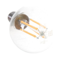 Нитевидная лампа Фарлайт прозрачная шар G45 7Вт 2700К Е14 FAR000031
