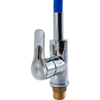 Смеситель для кухни MATRIX Елочка 40 мм, синий, силиконовый излив 4007 SMF-398001/BL