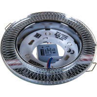 Встраиваемый декоративный светильник Fametto серия Luciole DLS-L155, GX53, GLASSY CLEAR 3D UL-00005320