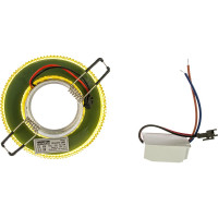 Светильник Fametto DLS-L141 GU5.3 GLASSY GOLD, декоративный, встраиваемый, серия Luciole UL-00003878