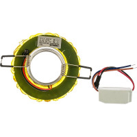 Светильник Fametto DLS-L136 GU5.3 GLASSY YELLOW, декоративный, встраиваемый, серия Luciole UL-00003863