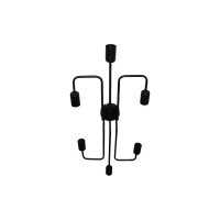 Светильник ЭЛЕТЕХ Фрейм 161 черный НПБ 01-6х60-105 Е27 ИУ 1005404276