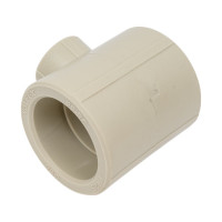 Тройник переходной VALFEX PP-R серый, 50х25х50 мм 10502550Г 127-0457
