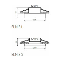 Точечный светильник KANLUX ELNIS L A/C 27808