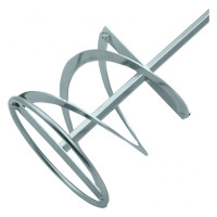 Миксер оцинкованный для красок и штукатурных смесей (120х600 мм; шестигранный хвостовик 10 мм) DENZEL 848467