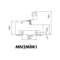 Мини-выключатель Emas MN2MIM1
