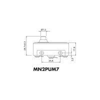 Мини-выключатель Emas 440В, 10А. MN2PUM7