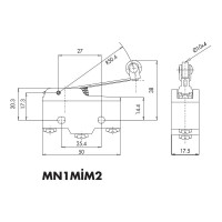 Мини-выключатель Emas 440В, 10А MN1MIM2