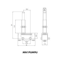Мини-выключатель Emas 440В, 10А. MN1PUM9U