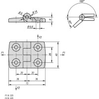 Шарнир KIPP K0580.352020
