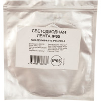 Лента светодиодная General Lighting Systems GLS-2835-60-4.8-12-IP65-PRO-3, 5 метров, 4,8Вт/м, 12В, SMD2835, 8мм, 60 диодов/м, 7 Лм/чип, IP65, 3000К - теплый белый 500120
