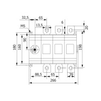 Реверсивный рубильник EKF 630A 3P без рукоятки управления TwinBlock tb-s-630-3p-rev