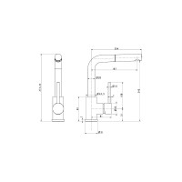 Смеситель для кухни Paulmark KASSEL, белый матовый,  Ka214311-WH
