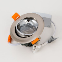 Встраиваемый светильник Citilux Альфа, матовый хром+хром LED 7Wх3500K CLD001NW5