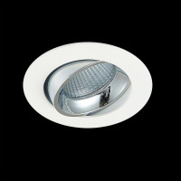Встраиваемый светильник Citilux Альфа белый+хром LED 7Wх3500K CLD001NW1