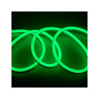 Лента светодиодная Гибкий неон General Lighting Systems, GLS-2835-120-9.6-220-NL-IP67-G 9,6Вт/м 120диод/м 220В 8мм IP67 зеленый катушка 50м 504313