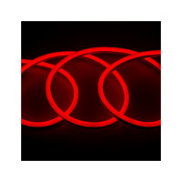 Лента светодиодная Гибкий неон General Lighting Systems, GLS-2835-120-9.6-220-NL-IP67-R 9,6Вт/м 120диод/м 220В 8мм IP67 красный катушка 50м 504213