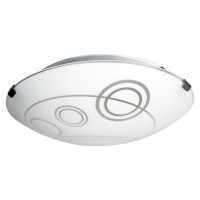 Светильник ЭЛЕТЕХ Галактика 250, НПБ 01-60-130 М15, матовый белый, штамп металлик 1005204994